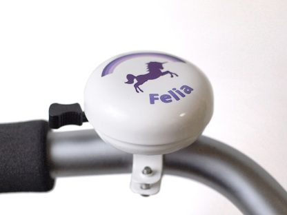 Fahrradklingel Einhorn Lila